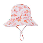 Starfish Wide Brim Swim Hat