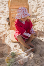 Starfish Wide Brim Swim Hat