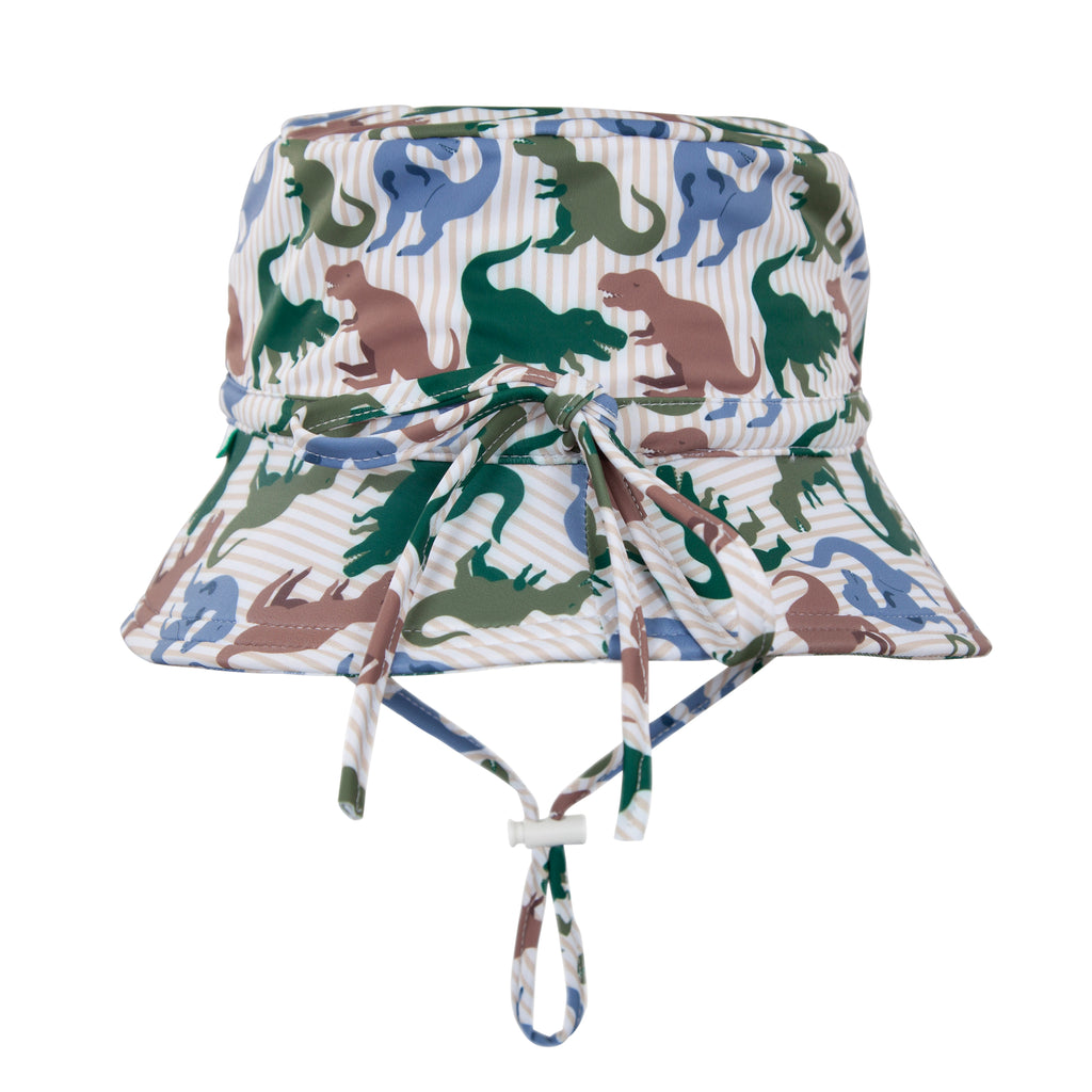 Acorn T-Rex Wide Brim Swim Bucket Hat