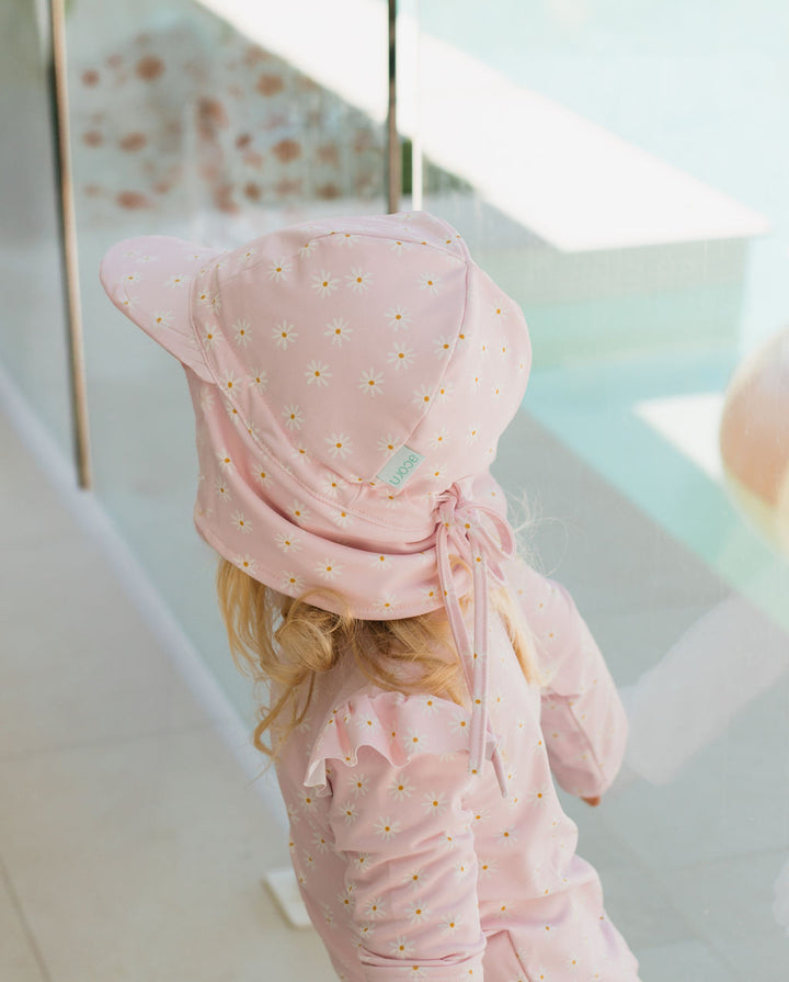 Acorn Daisy Fields Swim Flap Cap
