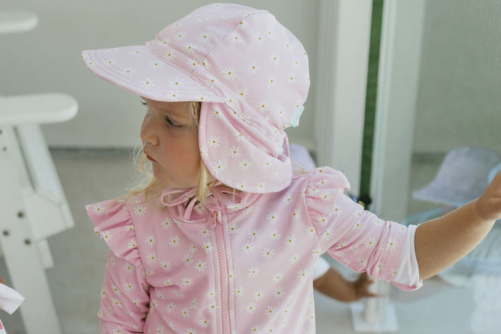 Acorn Daisy Fields Swim Flap Cap