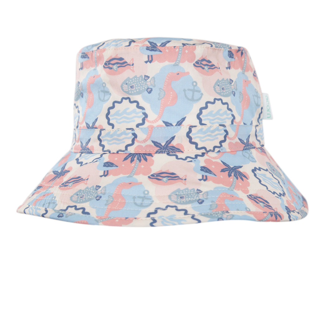 Acorn Vacation Broad Brim Bucket Hat