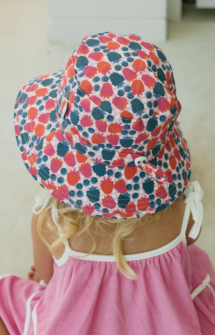 Acorn Wildberry Broad Brim Bucket Hat