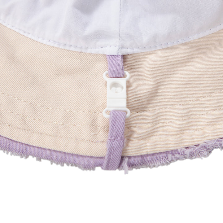 Acorn Lavender Frayed Bucket Hat
