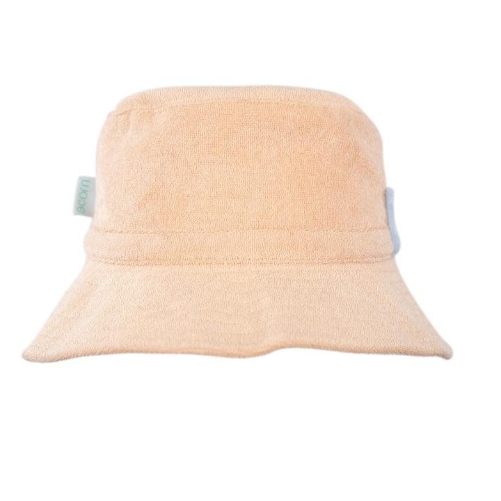 Acorn Terry Towling Bucket Hat - Peach