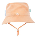 Terry Towling Bucket Hat - Peach