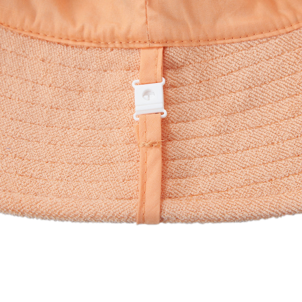Acorn Terry Towling Bucket Hat - Peach