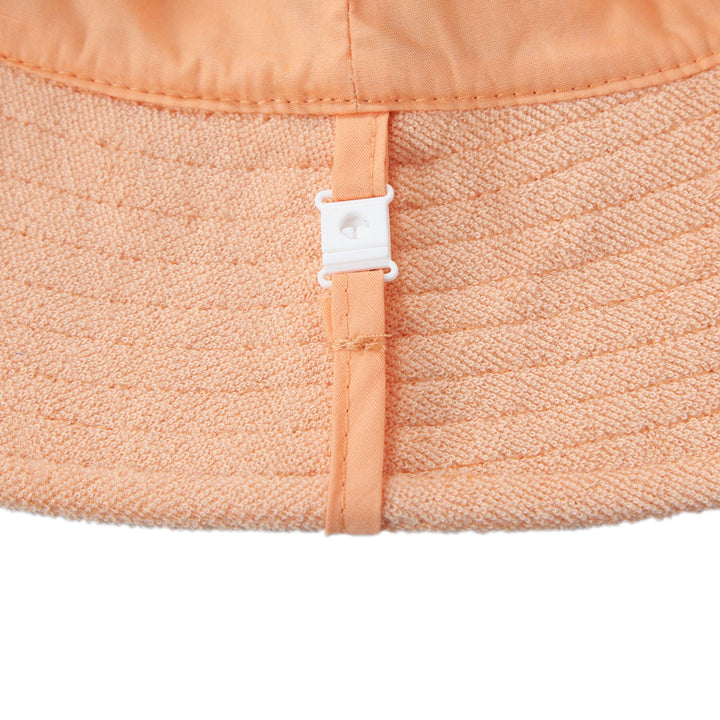 Acorn Terry Towling Bucket Hat - Peach