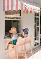 Terry Towling Bucket Hat - Peach