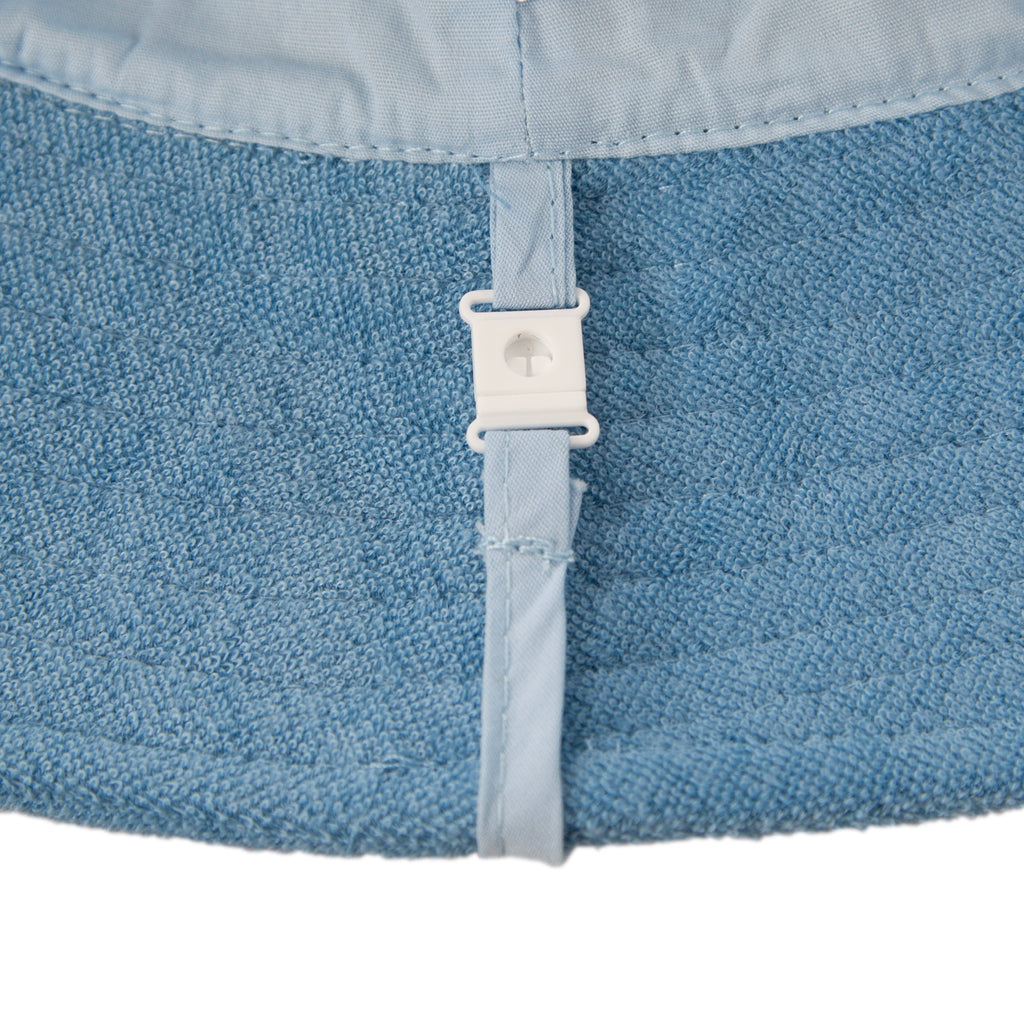 Acorn Terry Towling Bucket Hat - Mid Blue