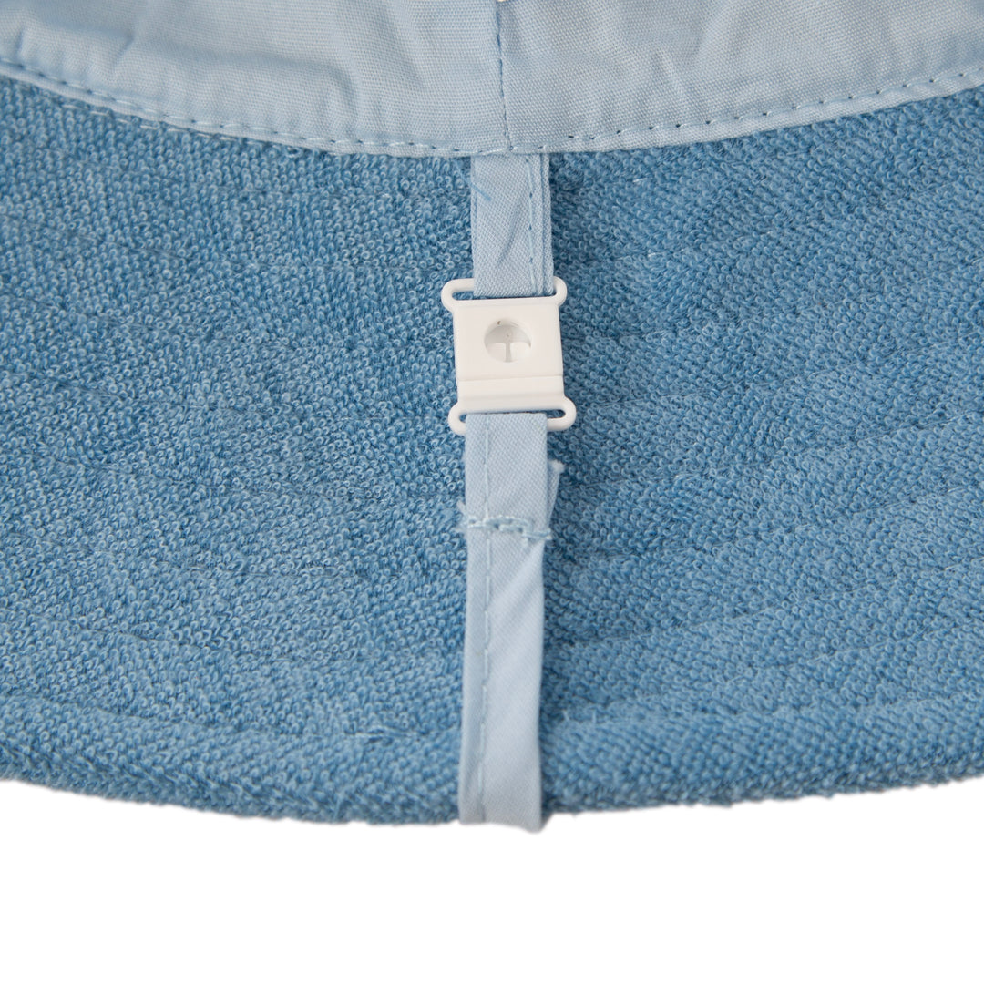 Acorn Terry Towling Bucket Hat - Mid Blue