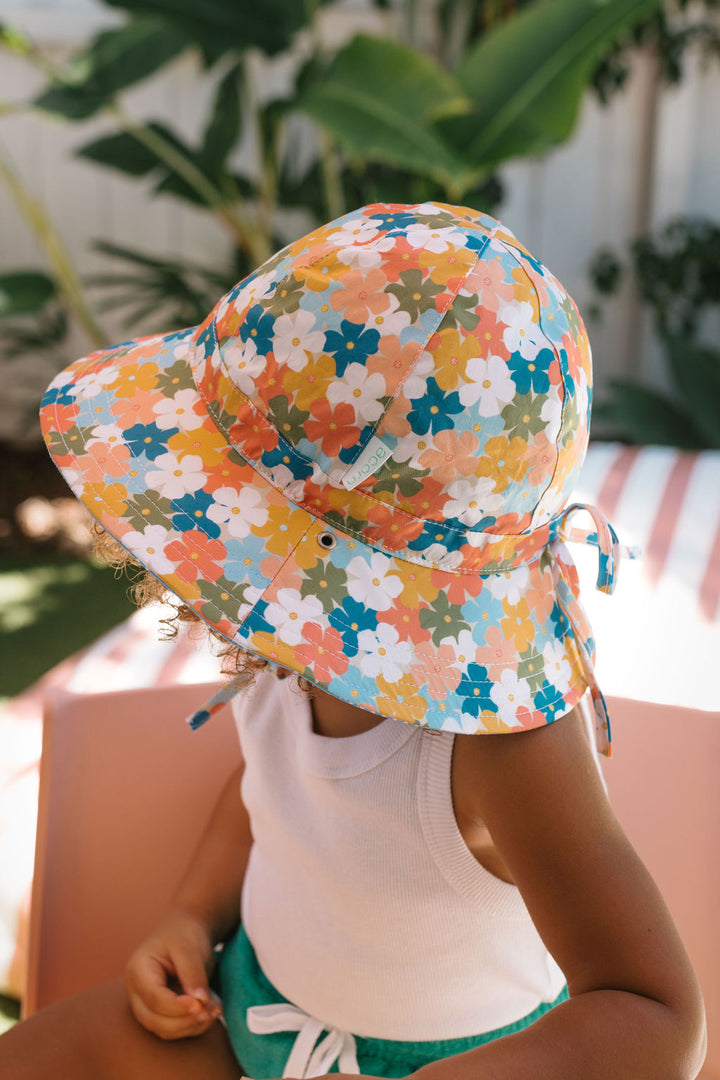 Acorn Carnival Reversible Wide Brim Sun Hat