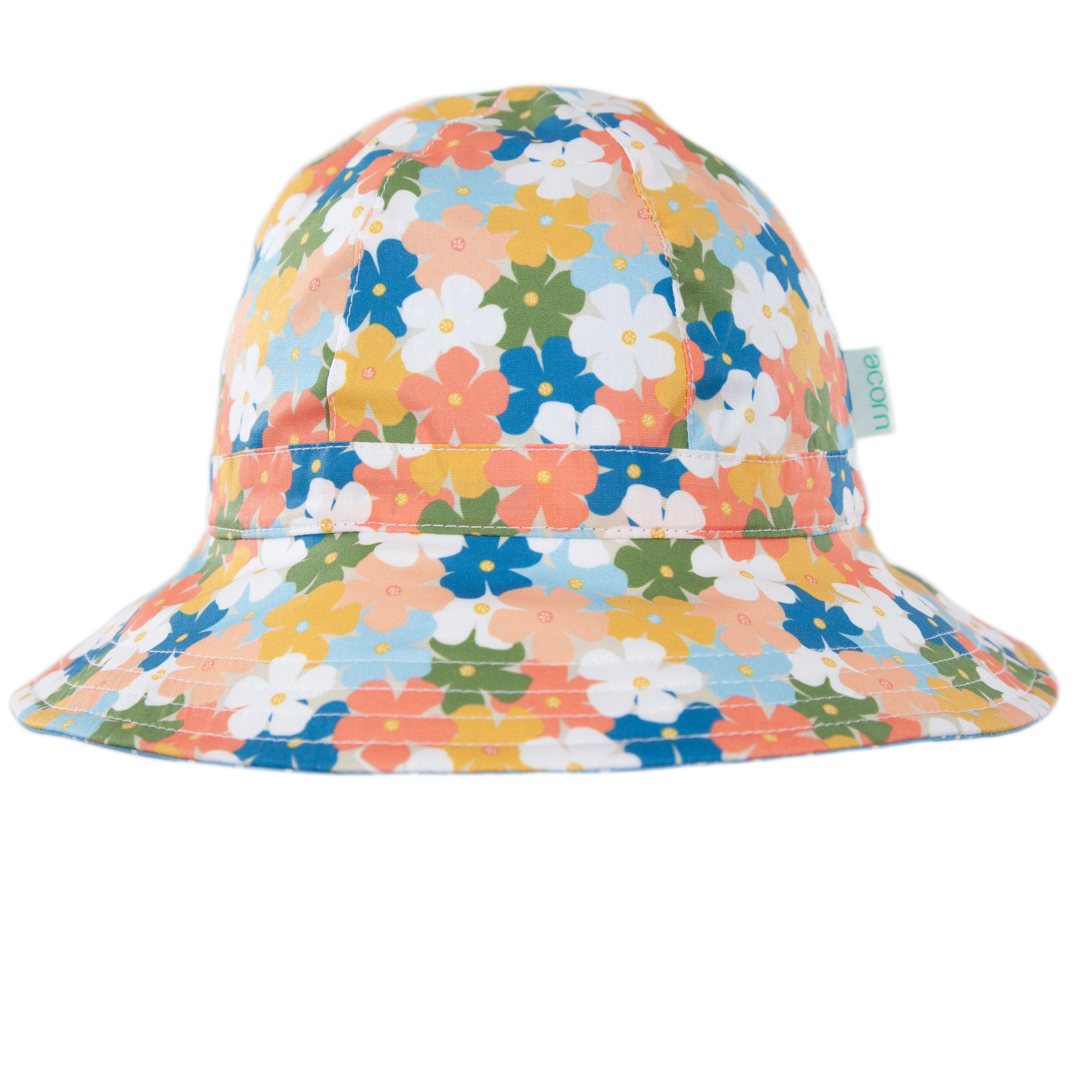 Acorn Carnival Reversible Wide Brim Sun Hat