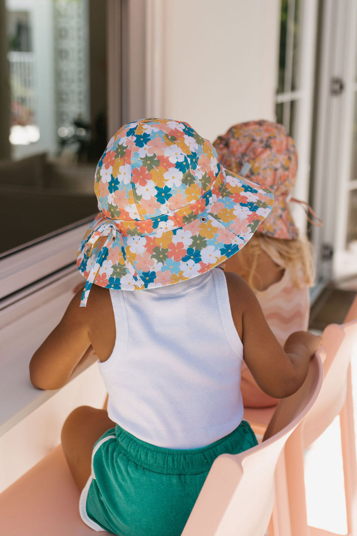 Acorn Carnival Reversible Wide Brim Sun Hat