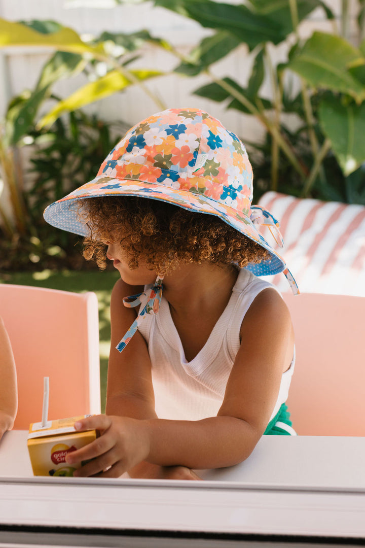 Acorn Carnival Reversible Wide Brim Sun Hat
