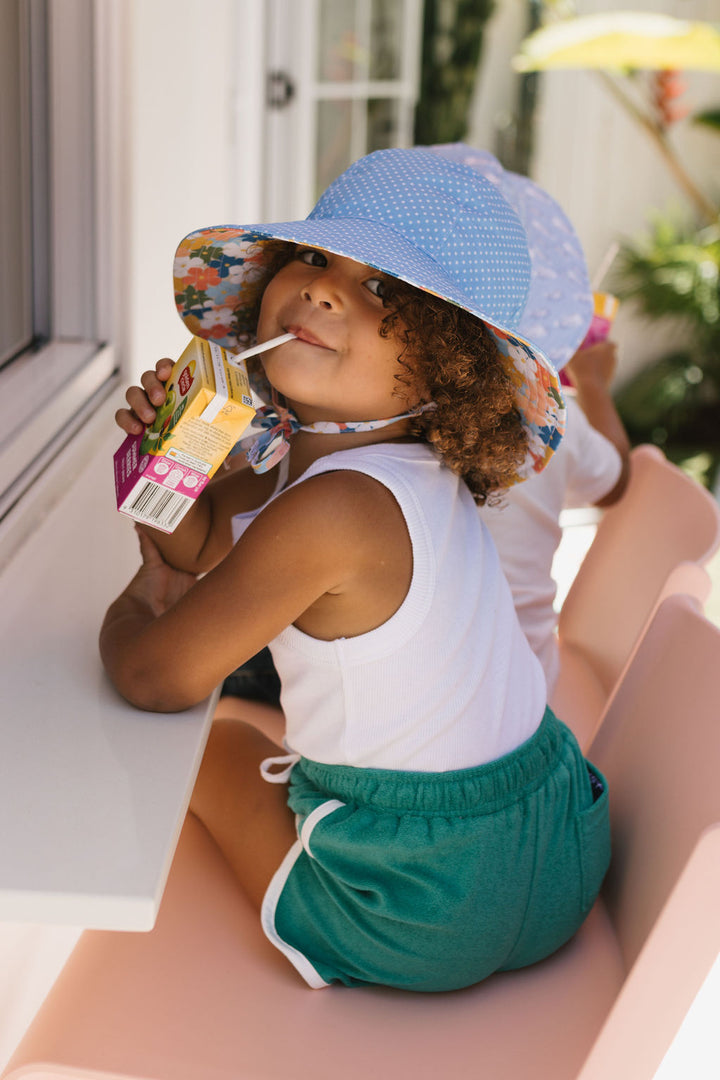 Acorn Carnival Reversible Wide Brim Sun Hat