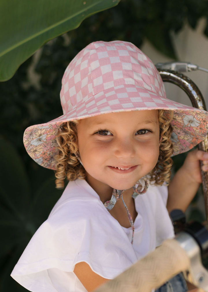 Acorn Yasmine Reversible Wide Brim Sun Hat