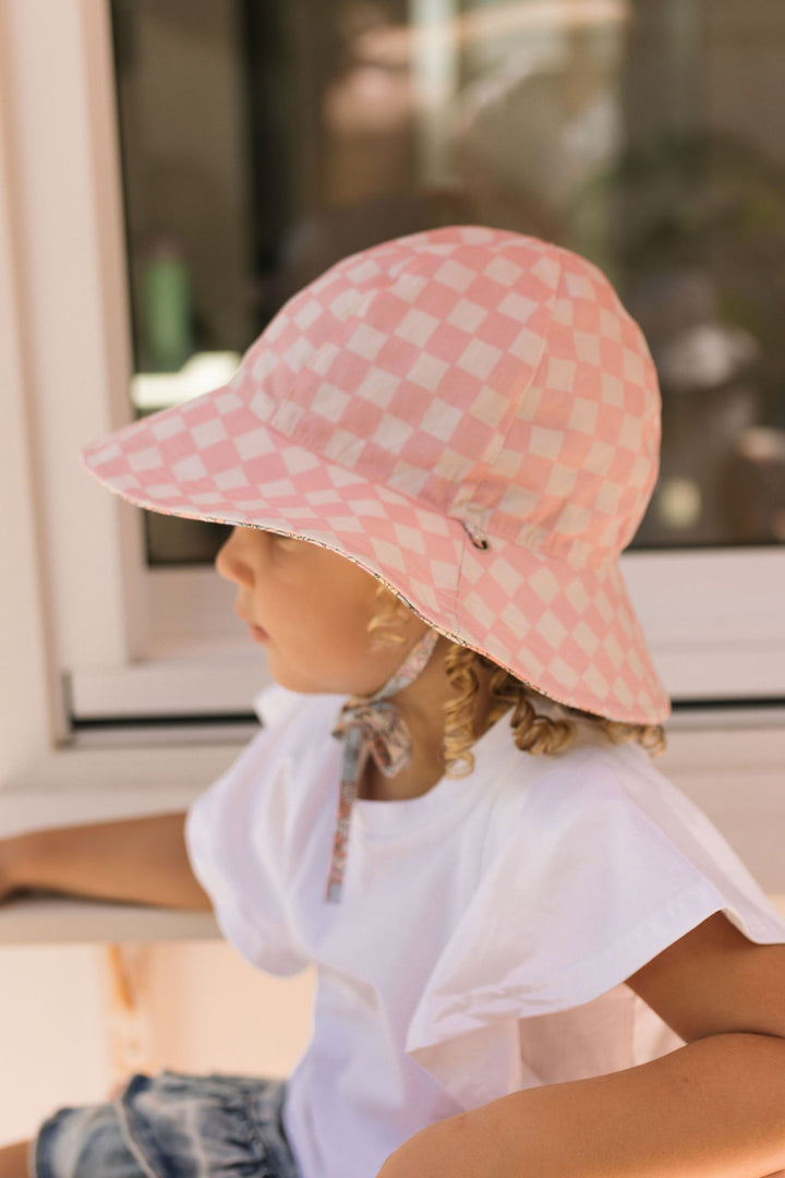 Acorn Yasmine Reversible Wide Brim Sun Hat
