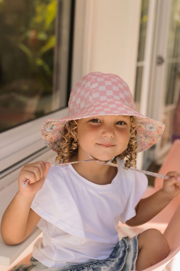 Acorn Yasmine Reversible Wide Brim Sun Hat