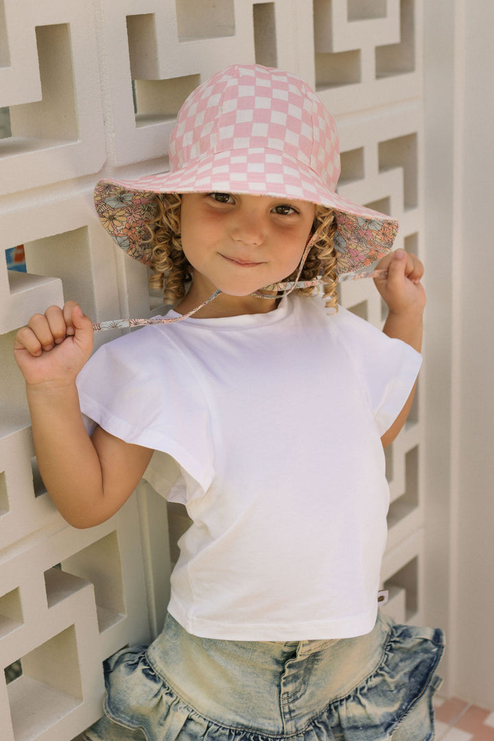 Acorn Yasmine Reversible Wide Brim Sun Hat
