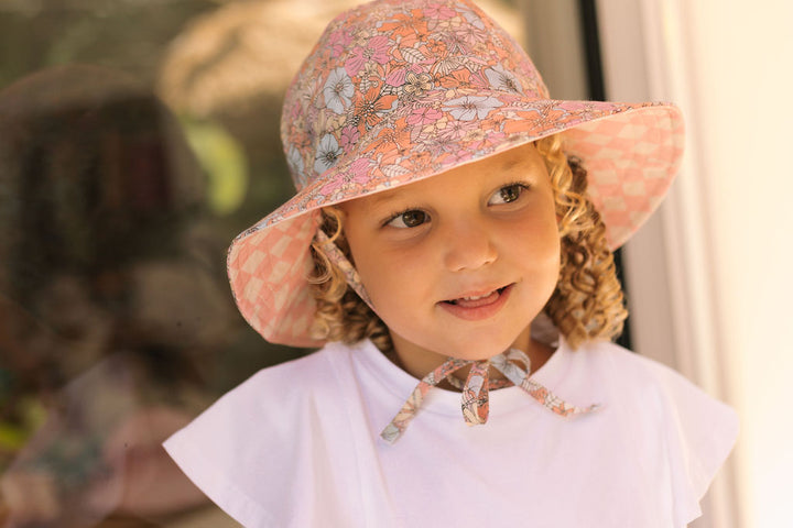 Acorn Yasmine Reversible Wide Brim Sun Hat