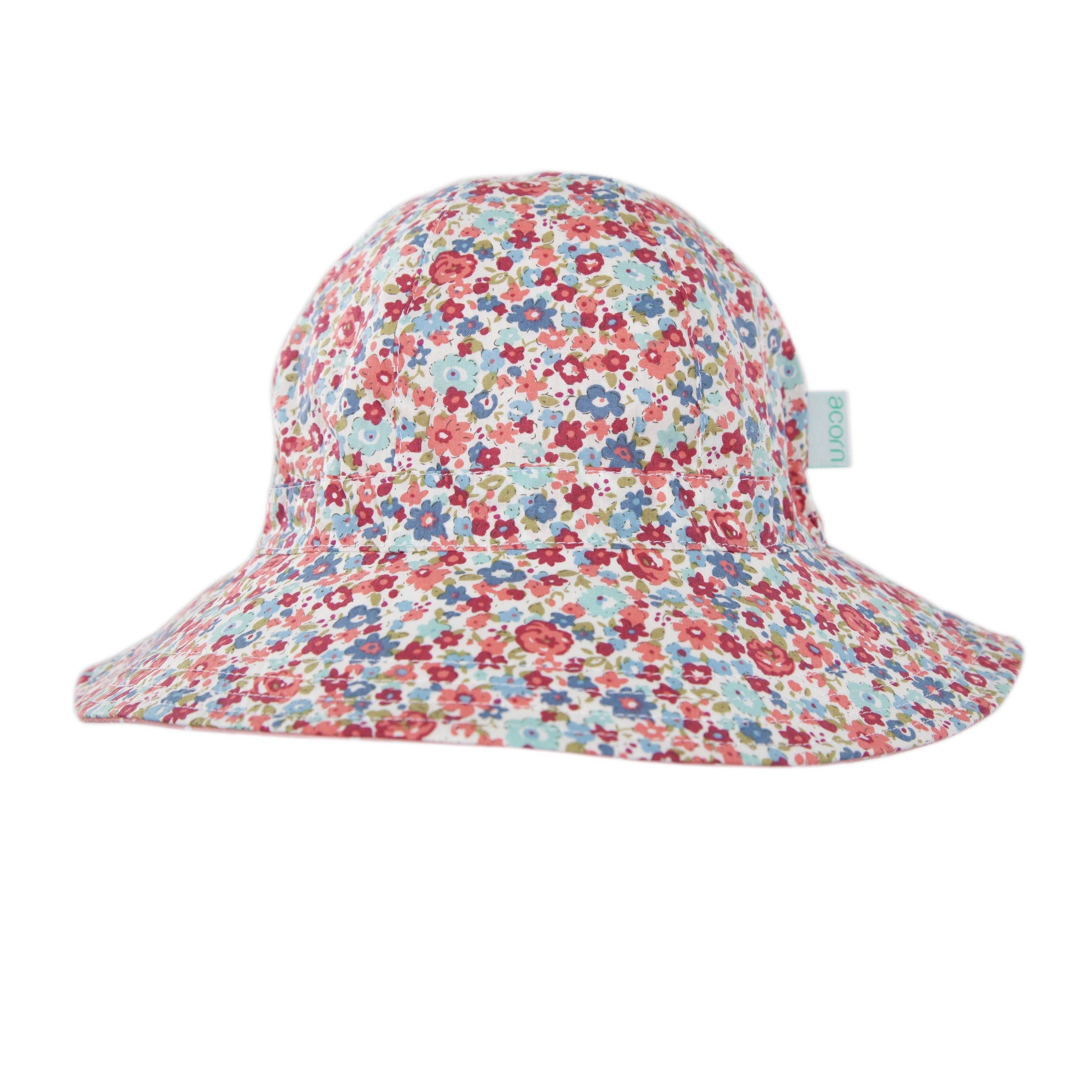Acorn Heather Wide Brim Reversible Sun Hat