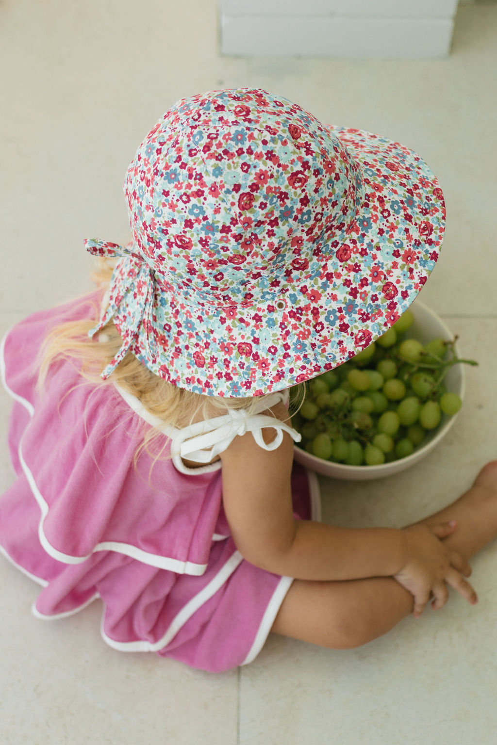 Acorn Heather Wide Brim Reversible Sun Hat