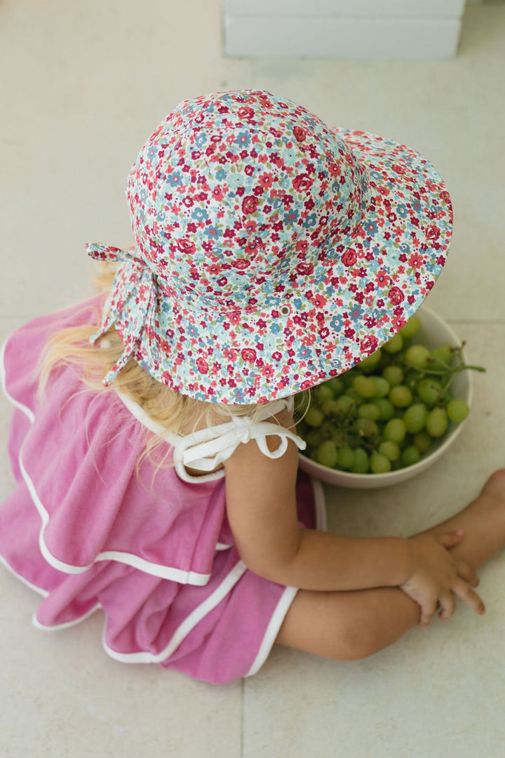Acorn Heather Wide Brim Reversible Sun Hat