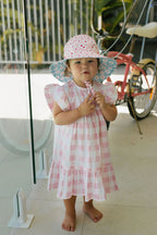 Camellia Wide Brim Reversible Sun Hat