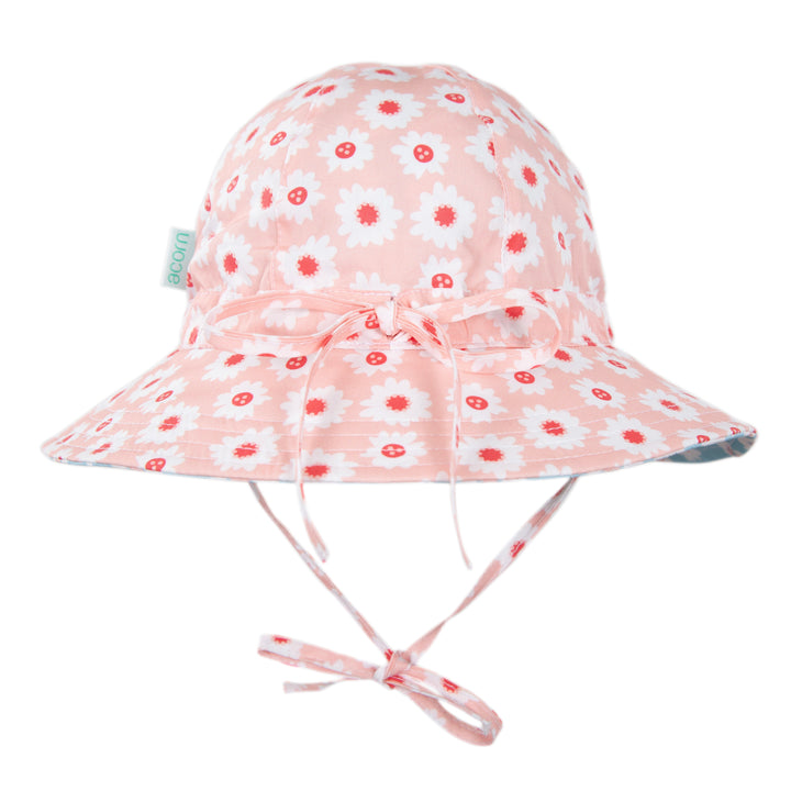 Acorn Camellia Wide Brim Reversible Sun Hat