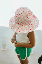 Camellia Wide Brim Reversible Sun Hat