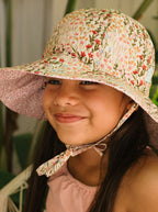 Fiorella Wide Brim Reversible Sun Hat