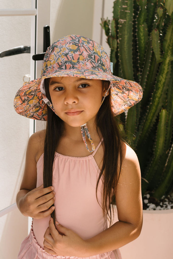 Acorn Native Bloom Wide Brim Sun Hat