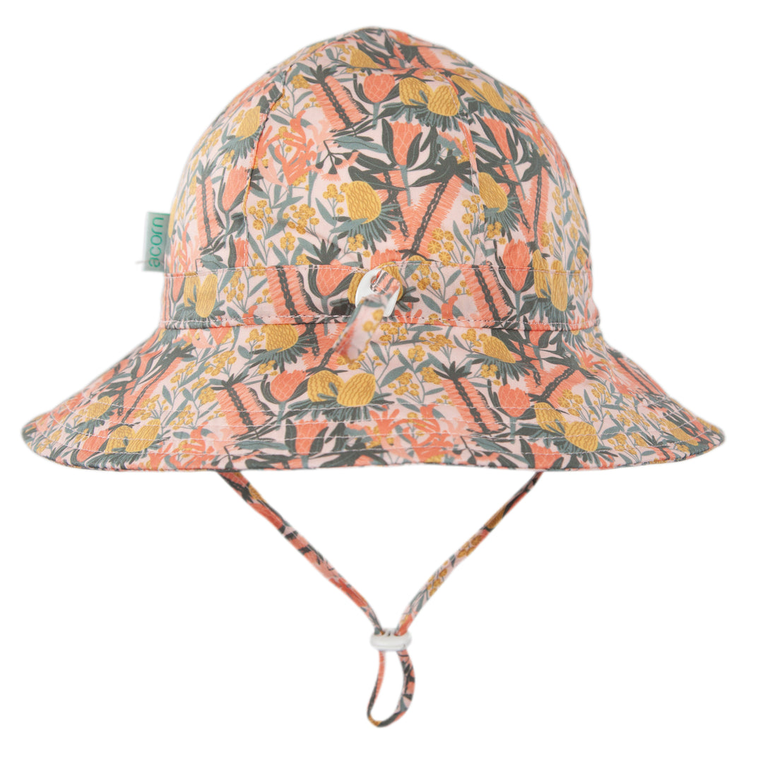Acorn Native Bloom Wide Brim Infant Hat