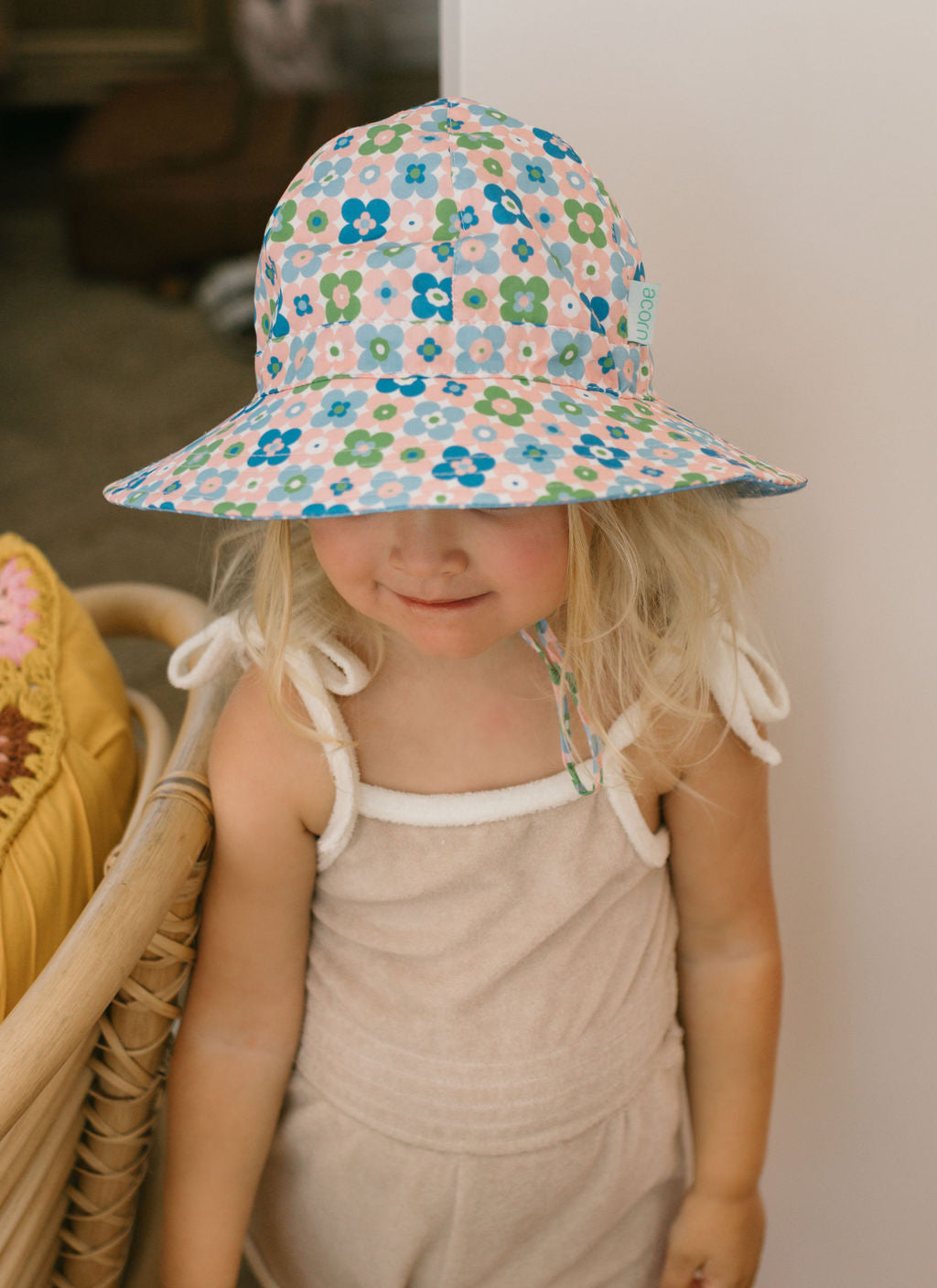 Acorn Flower Child Wide Brim Sun Hat