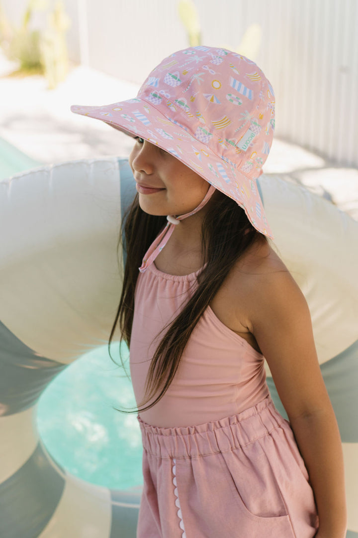 Acorn Beach Club Wide Brim Sun Hat