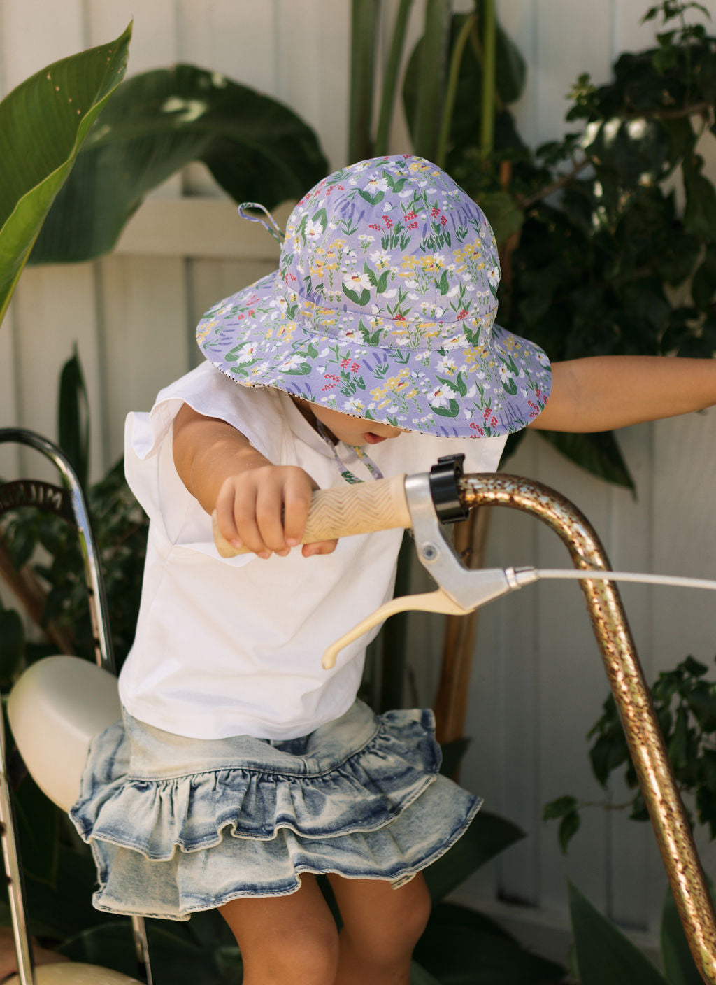 Acorn Chateau Blooms Wide Brim Sun Hat