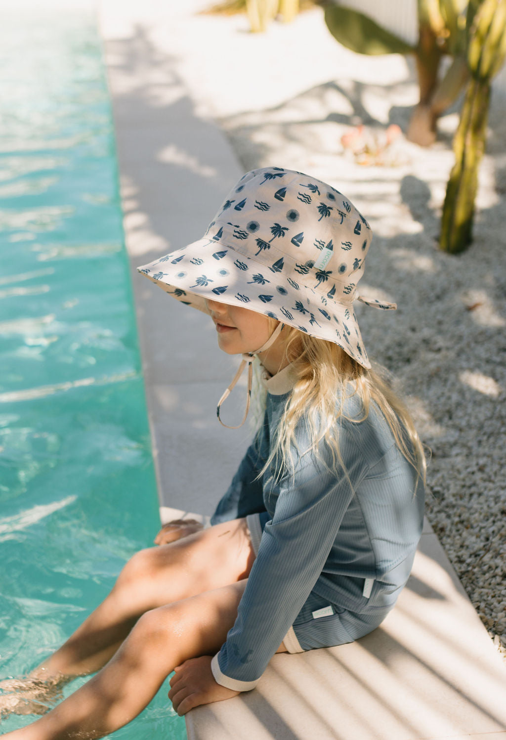 Acorn Island Breeze Wide Brim Bucket Hat