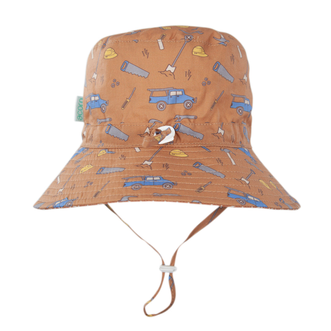Acorn On The Tools Wide Brim Bucket Hat