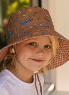 On The Tools Wide Brim Bucket Hat