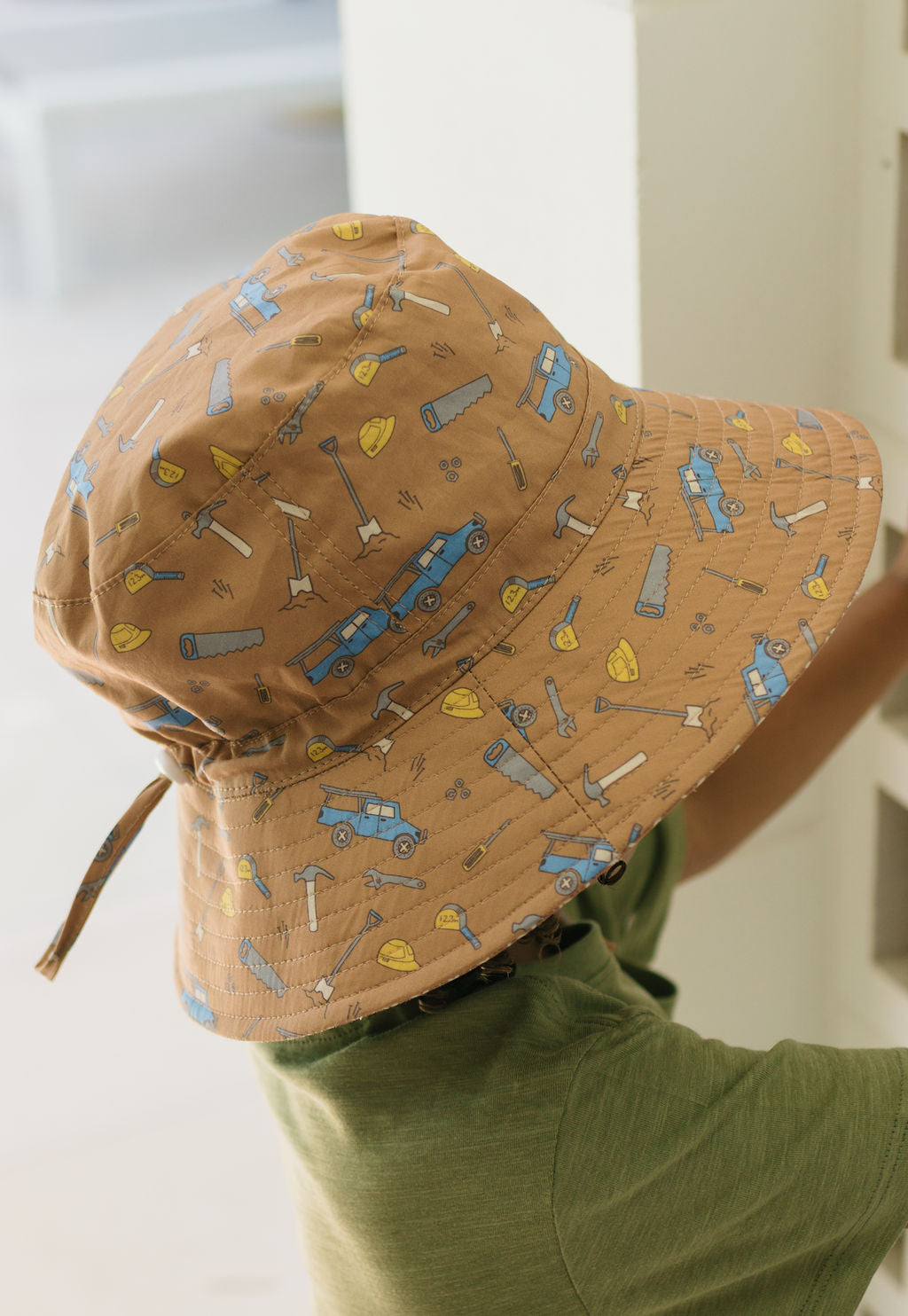 Acorn On The Tools Wide Brim Bucket Hat