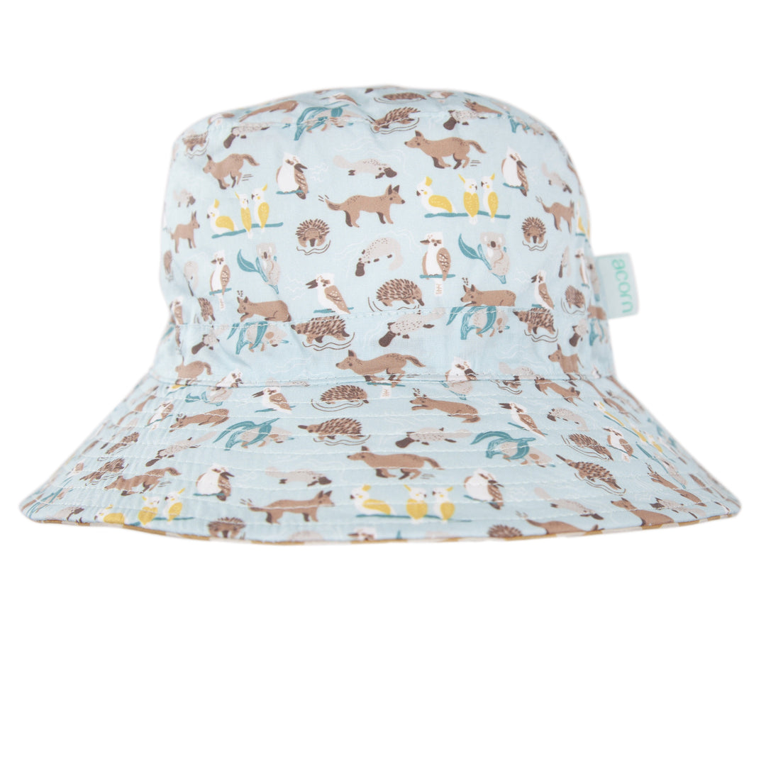 Acorn Aussie Bush Friends Wide Brim Infant Hat