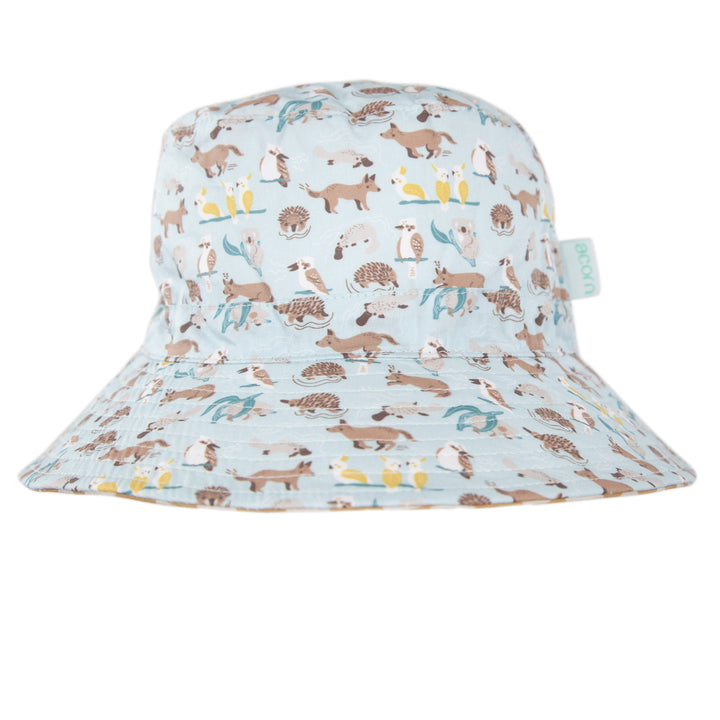 Acorn Aussie Bush Friends Wide Brim Infant Hat