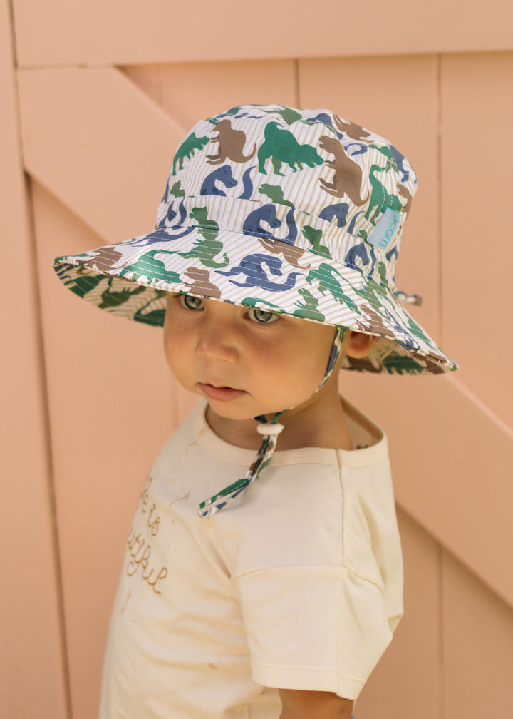 Acorn T-Rex Wide Brim Bucket Hat