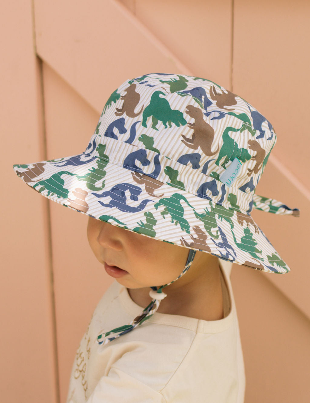 Acorn T-Rex Wide Brim Bucket Hat