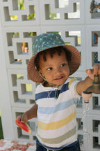 Frogs Wide Brim Bucket Hat