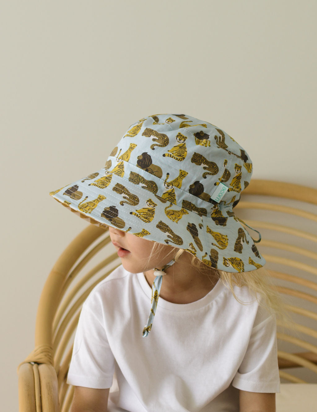 Acorn Jungle Kings Wide Brim Bucket Hat