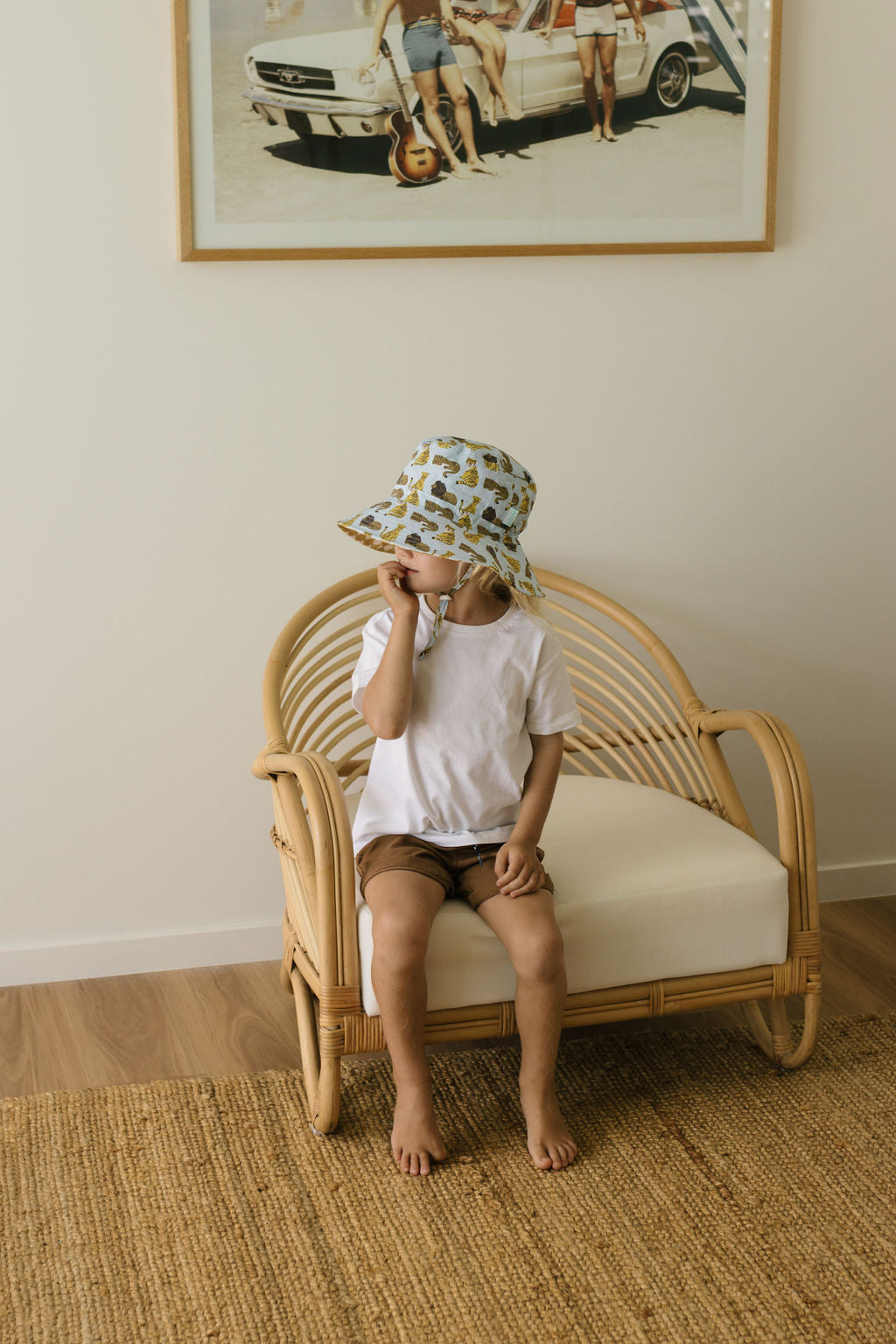 Acorn Jungle Kings Wide Brim Bucket Hat