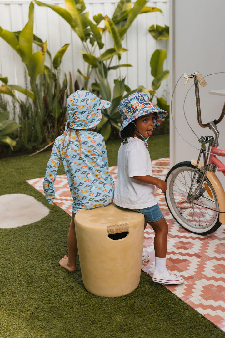 Acorn Seaside Wide Brim Bucket Hat