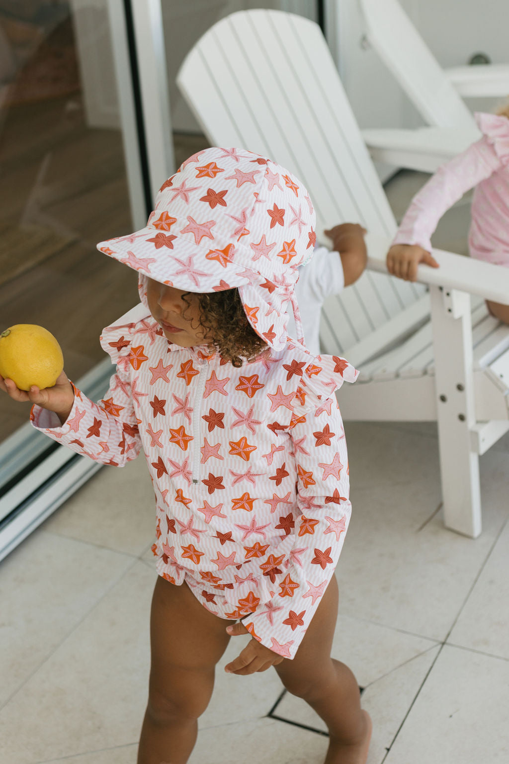 Acorn Starfish UPF 50+ Zip Rashie Top and Bottoms